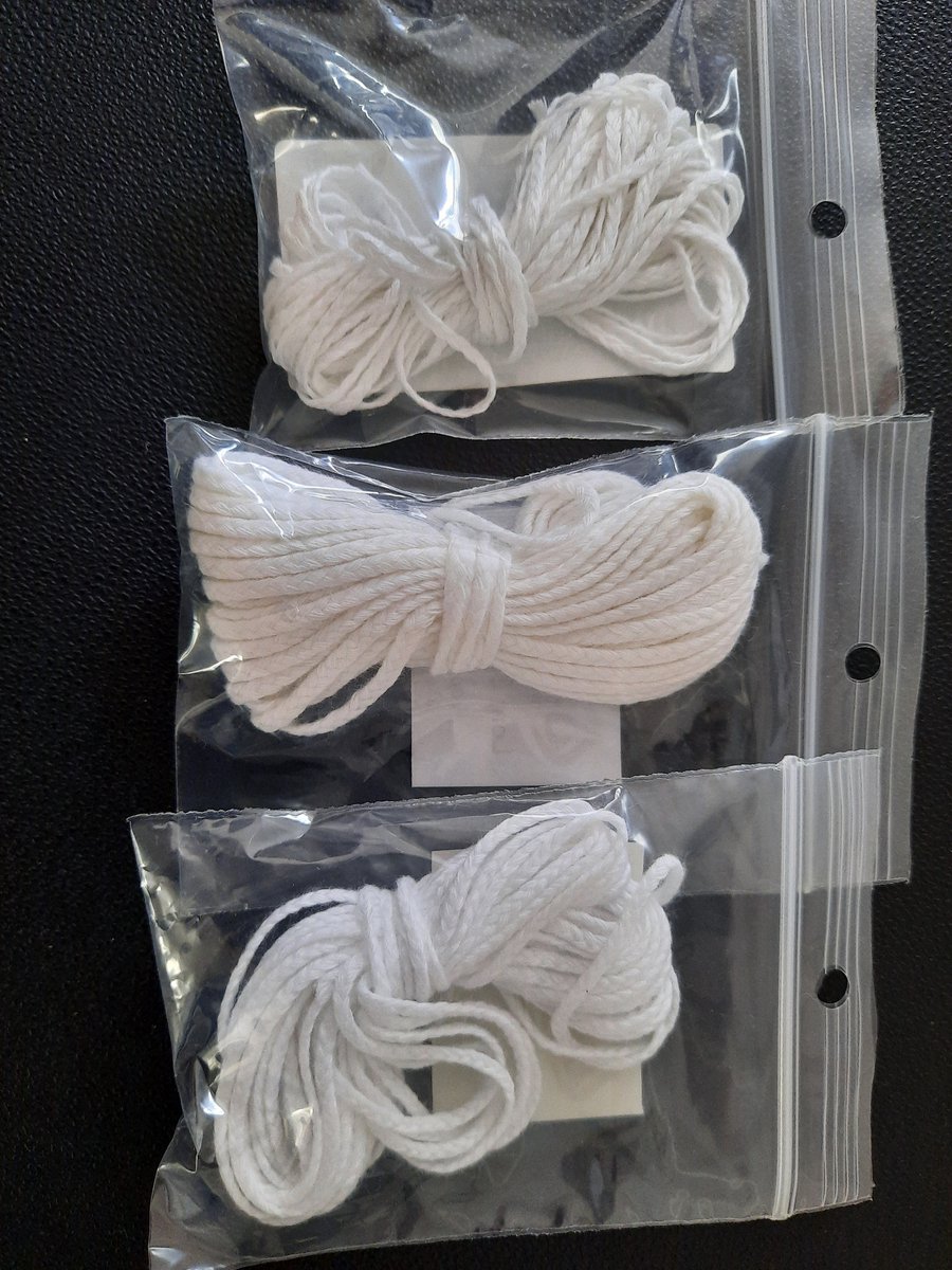 Kaars lont 3x4 | 3x6 | 3x8 | assortiment | kaarsen dompelen